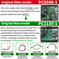 Carte de circuit imprimé (PCB) pour onduleur PC0509-1 PC0509-2 PC1135-1 PC1135-2 pour unité extérieure Daikin VRV, faisceau de câbles et pièces de PCB pour CVC