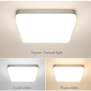 Luz de techo LED ultrafina nórdica moderna de 18W, diseño suave y simple antideslumbrante, Cuadrado de aluminio para dormitorio <span class=keywords><strong>infantil</strong></span>, sala de estar - Product Image 4