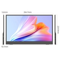OEM ODM pour ordinateur portable 15.6 "Moniteur portable d'épaisseur externe pour ordinateur portable pliable Full HD