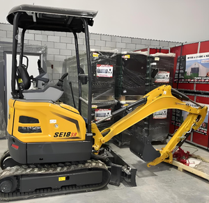 <span class=keywords><strong>Mini</strong></span>-excavatrice 1880 kg SE18SR à rotation zéro, prête pour la pose de conduites hydrauliques, compatible avec marteau brise-roche, tarière, grappin et compacteur - Product Image 3