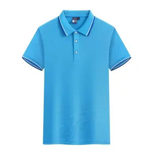 180GSM yeni varış baskılı Golf kazak Polo erkek t-shirtü