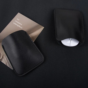 En stock, compatible con la bolsa de almacenamiento para ratón Apple MagicMouse, de cuero PU, funda protectora para ratón inalámbrico, cómoda y sencilla. - Product Image 2