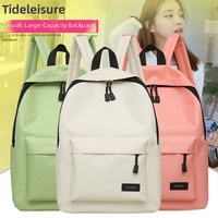 Sac à dos minimaliste polyvalent de style japonais ; Sac d'école unisexe de style coréen inspiré d'Instagram ; Sac à dos décontracté