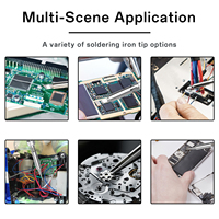 Station de soudage numérique professionnelle TOPEAST, outil de réparation de cartes de circuits imprimés, assemblage électronique DIY, 110V-240V BK968S