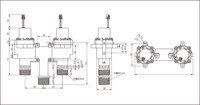 Fuxin Electrical 6V 12V Válvula de descarga Válvulas de solenoide de impulso para inodoro eléctrico Sin tanque Closestool Sistema de descarga