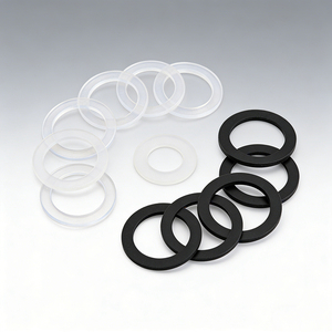 Arandela de Goma Redonda de Silicona Resistente a Altas Temperaturas, Arandela Plana Pequeña de Silicona para Tuberías - Product Image 2