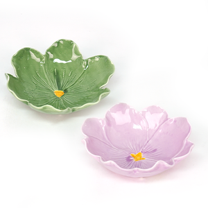 Wholesale Most Popular Flower Decorative <b>Ring</b> Dish Jewlery Tray Ceramic <b>Plate</b> Decor Trinket Dish with Custom logo for Home Decor - Product Image 2