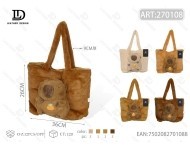 Borsa Peluche a Forma di Capibara 31cm-50cm, Giocattolo Unisex per Bambini, Borsa con Animale Imbottito - Product Image 1