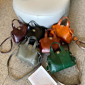 Bolsos de Mano AndoBag para Mujer, de Cuero Vacuno Genuino, Estilo Retro, Bolso Tote de Gran Capacidad, Bolso de Hombro y Bandolera 3028 - Product Image 2