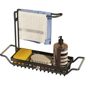 <span class=keywords><strong>2022</strong></span> <span class=keywords><strong>nouveau</strong></span> porte-éponge de cuisine en acier inoxydable extensible 3-en-1 avec Construction en métal - Product Image 1