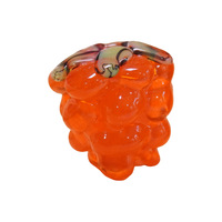Cuentas de Vidrio con Esmalte de Uva y Frambuesa, Accesorios para Manualidades, Cuentas Sueltas de Frutas para la Creación de Joyería