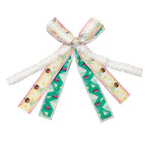 Pizzo lunga coda capelli legati fiocco fiocco nastro pizzo lunga coda fiocco per le ragazze - Product Image 2