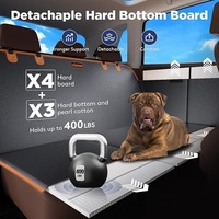 Nouvelle housse de siège de voiture pour chien personnalisée en gros imperméable et résistante aux rayures adaptée aux sièges arrière
