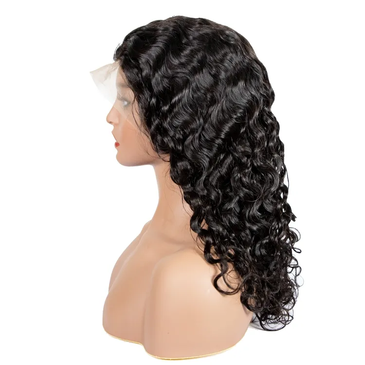 Raw Virgin Lace Human Peruvian Hair Wig,Large Stock Hd 13x6 Transparent Lace Wig,Brazilian 13x4 13x6 Lace Frontal Wig