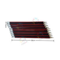 Crayons en bois personnalisés avec gomme, impression de marque pour bureau, fournitures scolaires et articles promotionnels marketing