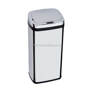 <span class=keywords><strong>Poubelle</strong></span> électronique Smart <span class=keywords><strong>50L</strong></span> 13 gallons sans contact avec couvercle <span class=keywords><strong>Poubelle</strong></span> carrée OEM pour usage domestique-pour salle de bain cuisine hôtel bureau - Product Image 4