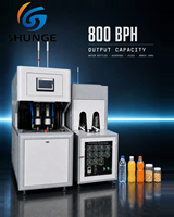 Machine semi-automatique 3L à haut rendement et économique pour bouteilles d'eau en plastique PET