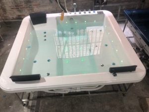 Vasca Idromassaggio da Esterno per <span class=keywords><strong>3</strong></span> Persone HG a Prezzo di Fabbrica, Vasca Idromassaggio di Lusso in Acrilico per Villa, Giardino, Hotel, Cortile - Product Image 5