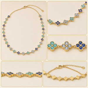 Collar de Cadena de Serpiente de Acero Inoxidable Chapado en Oro Multicolor con Colgante Rectangular de Moda para Mujer, Joyería para Fiestas, Suministro de Fábrica - Product Image 3