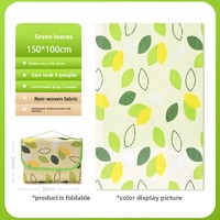 Tapis de pique-nique rectangulaire pliable imperméable de haute qualité, taille M, épais et durable, pour le camping, la plage, les barbecues en plein air, avec tissu Oxford