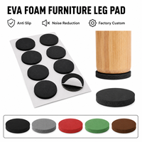 Plaques de protection pour pieds de meubles en mousse EVA autocollante, imperméables, découpées sur mesure, antidérapantes et insonorisantes, directement de l'usine