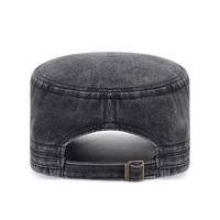 Nuevo Sombrero Lavado Hecho de Tela de Algodón Antigua, Gorra Plana de Pico de Pato para Otoño e Invierno, Sombrero Transpirable para Exteriores con Efecto Desgastado
