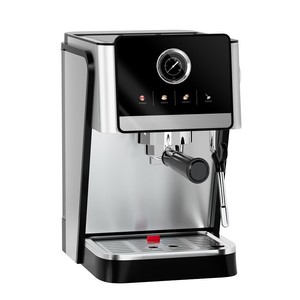 Cafetera Espresso con Presión de 20 Bares, Tanque de Agua de 2L, Cuerpo de Acero Inoxidable, 1300W, Control Semiautomático, Vaporizador de Leche - Product Image 1