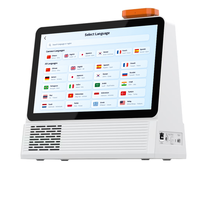 Traducteur intelligent à écran double traduction IA IPS Full HD de 10,1 pouces, appareil de traduction vocale Android de bureau, 100+ langues, hôtel