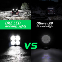 DXZ H-MINI-F-4 3 pouces 4 LED Phare de travail à faisceau spot 12-28V Blanc pour camion 4x4