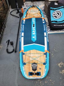 จีนผลิตบอร์ด SUP แบบกำหนดเองคุณภาพสูง ขนาด 11'6"*35"*6" พร้อมไม้พาย บอร์ดพองลมแบบยืนพาย รุ่น SP05/1 สำหรับเล่นเซิร์ฟในทะเล ผลิตในจีน - Product Image 4