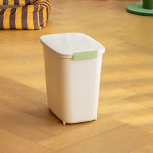 Contenedor de Alimentos para Mascotas al por Mayor de 20L/12L con Ruedas, Tapa Hermética Abatible y Soporte para Cuchara, para Alimentos Secos de Perros y Gatos - Product Image 5