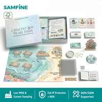 Cartes mémoire pour l'apprentissage de 510 mots, encre non minérale ICTI pour l'éducation bilingue, boîte à glissière et tiroir