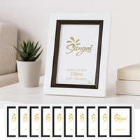 Lujo varios tamaños moderno al por mayor en stock a granel MDF barato personalizado 5x7 al por mayor blanco surtido Mesa marcos de fotos fabricante