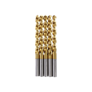 Forets hélicoïdaux haute vitesse 6542 en cobalt, robustes, à queue droite, pour perçage de l'acier inoxydable, foret en titane - Product Image 2