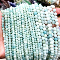 Perles en vrac en pierre naturelle 2026, perles en amazonite naturelle de 8 mm pour la fabrication de bijoux