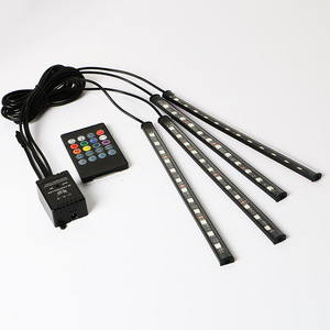 Yosovlampada luce d'atmosfera piede per auto 12-48 colorato <span class=keywords><strong>ritmo</strong></span> di musica luce Versa Tucson Golf modello nuova condizione - Product Image 1
