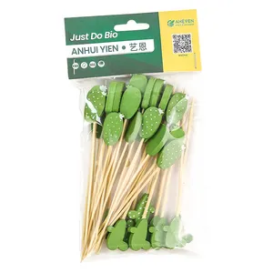 Eco Friendly Bamboo Picks Fruit Cocktail Picks Bamboo Picks For Party
