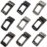 Ceinture en cuir à boucle automatique triple à trois griffes de 3 pouces, tête à tirage inversé, style décontracté, fabriquée en Chine