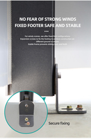 Tente Chapiteau Mobile Rétractable pour Restauration Événementielle et Salons Professionnels, Idéale pour Remorques de Camping Rétractables