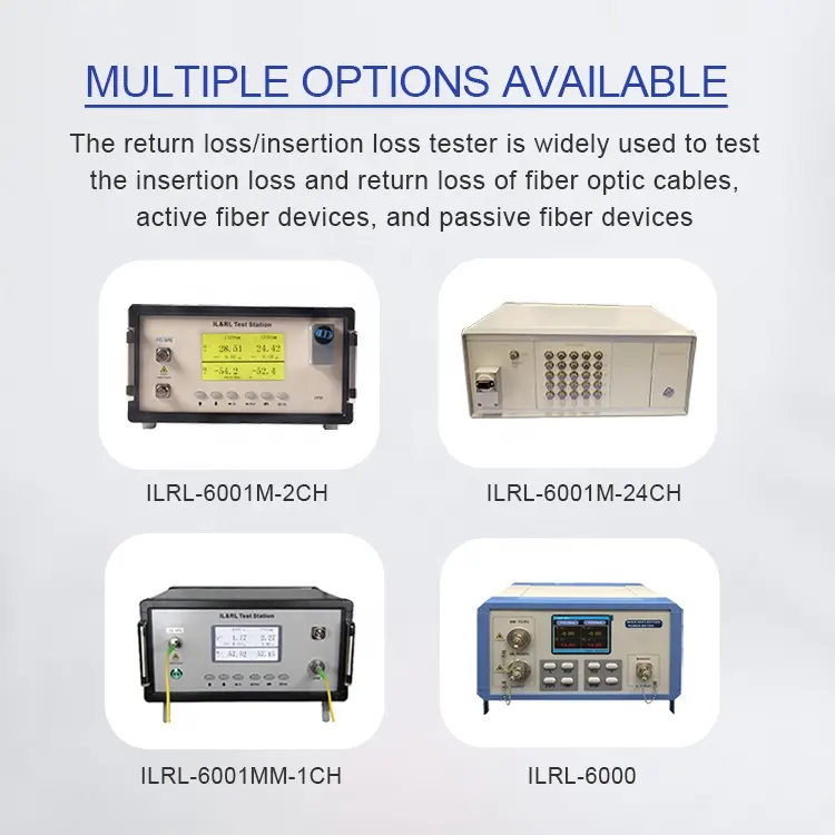 Neofibo ILRL-6001 SM MM fiber optic loss test joint insertion loss   return meters biderectional insertion return loss tester