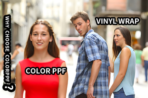 HEY FILM Muestra Gratuita de Película de Poliuretano Hidrofóbica Brillante PPF, Película Protectora de Pintura TPU PPF para Todo el Cuerpo del Automóvil - Product Image 6