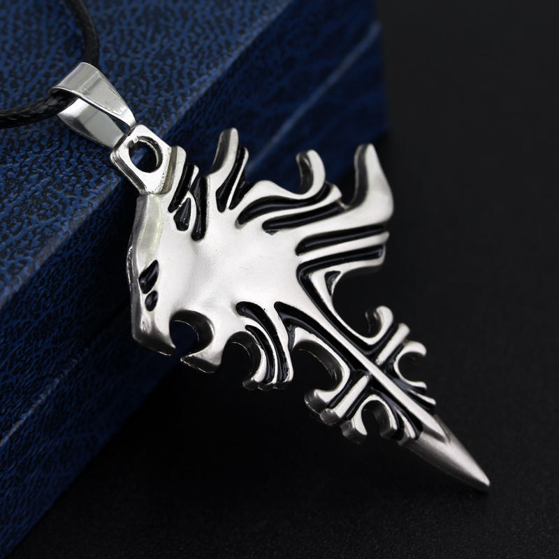 Final Fantasy VIII FF8 Griever Sleeping Lion Head Pendant Metal