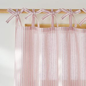 DaiRui Meilleures ventes FBA Dropshipping Rideau à nouer rayé prêt à expédier Fournisseur de draperies filtrant la lumière - Product Image 4