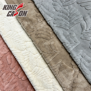 Nhà Máy Bán Hàng Trực Tiếp Mịn Rắn 3D Thiết Kế Hot Bán Nhung 100% Polyester Giả Lông Thú Vải Cho Nhà Dệt May Và Sàn Mat - Product Image 4