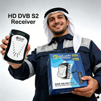 Récepteur satellite HD DVB-S2 numérique en plastique, décodeur 1080P avec prise en charge USB, WiFi, antenne et EPG pour 12 satellites