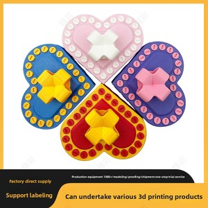 Plastic Annoying Heart Prank Decorations Fidget <b>Puzzle</b> Gift <b>Box</b> Fun Challenge for Birthdays & Pranks - Product Image 5