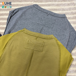 เสื้อยืดผู้หญิง SUHE OEM ODM ทรงเข้ารูป พิมพ์ลายโลโก้ ผ้าฝ้าย 95% ผสมสแปนเด็กซ์ 5% แขนยาว คอกลม ทรงกระชับรูปร่าง ยืดหยุ่นได้ - Product Image 5