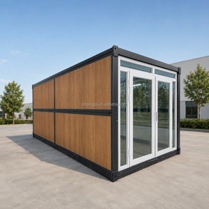 Cabaña Modular Prefabricada de Acero Transpirable de 20 pies, Invernadero, Casa de Campo, Oficina, Cocina, Residencia Vacacional - Product Image 1