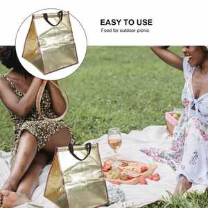 Bolsa Térmica Personalizada KAISEM con Logotipo, Bolsa de Reparto de Alimentos, Bolsa Térmica Aislada de Tela No Tejida, Bolsa de Almuerzo Térmica - Product Image 5