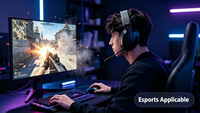 Casque filaire LDON F03, design léger, confortable à porter, adapté pour écouter de la musique et jouer à des jeux au quotidien